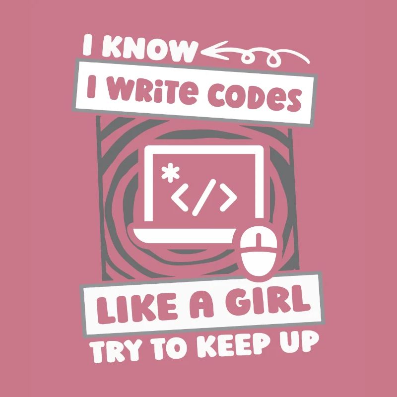 Développeur Coder Programmeur Girl