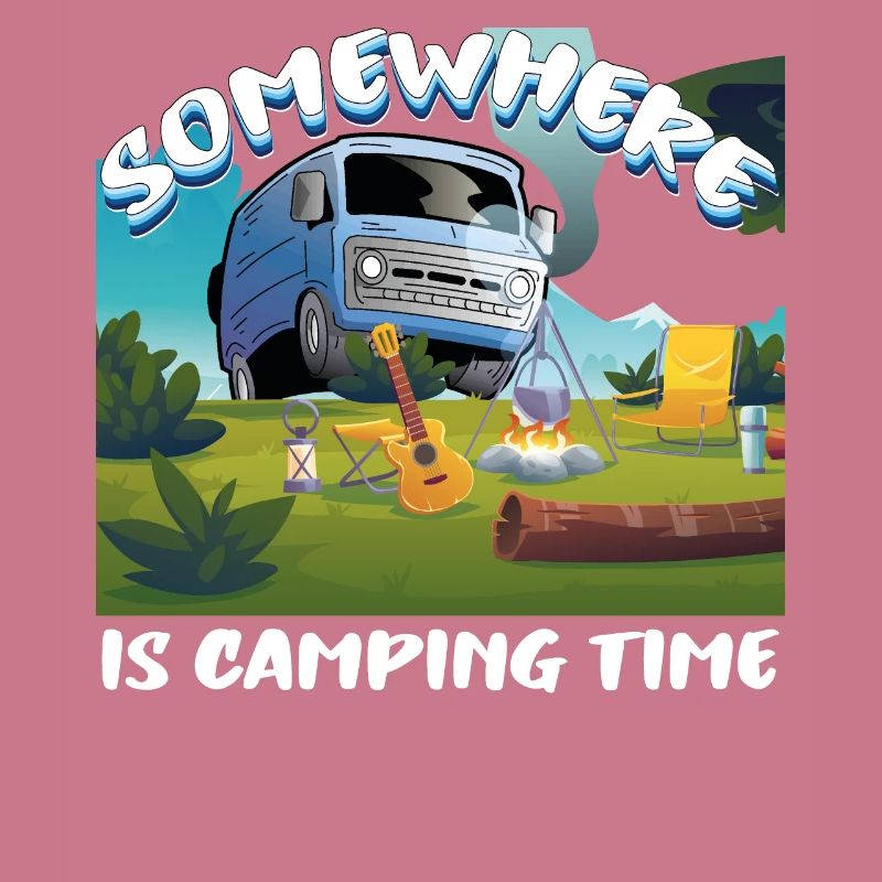 Somewhere is camping time