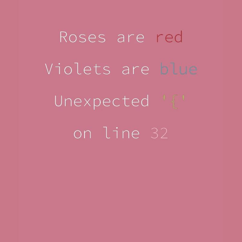 Funny Fehlercode Software Entwickler