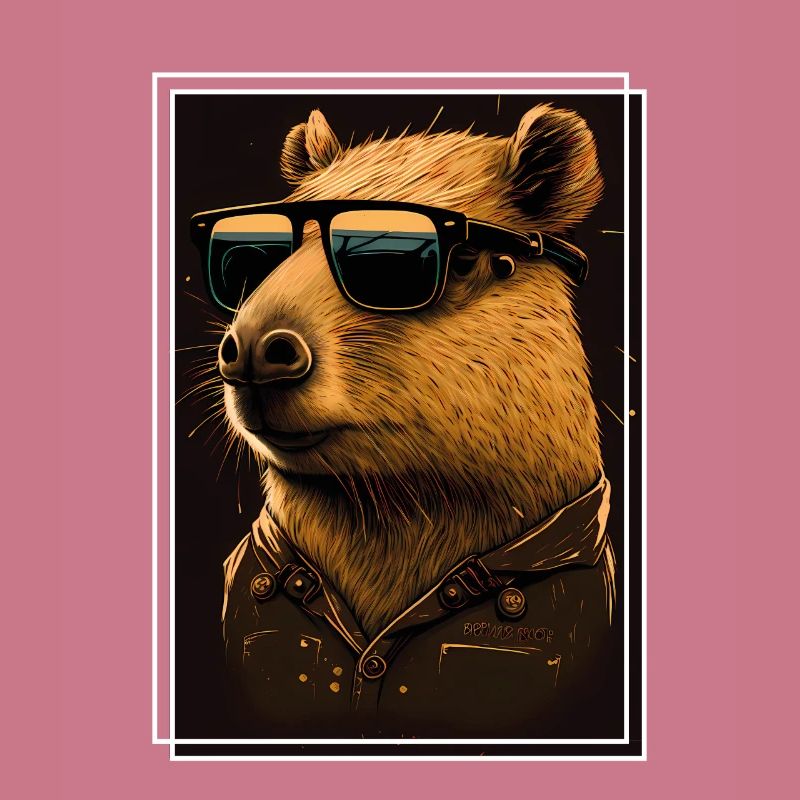 Capybara Capybara Cochon d’Inde Mèmes rongeurs
