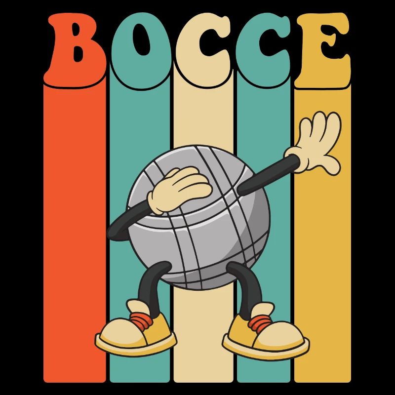 Boccespieler Dabbing Bacce Ball mit Jack Bocci