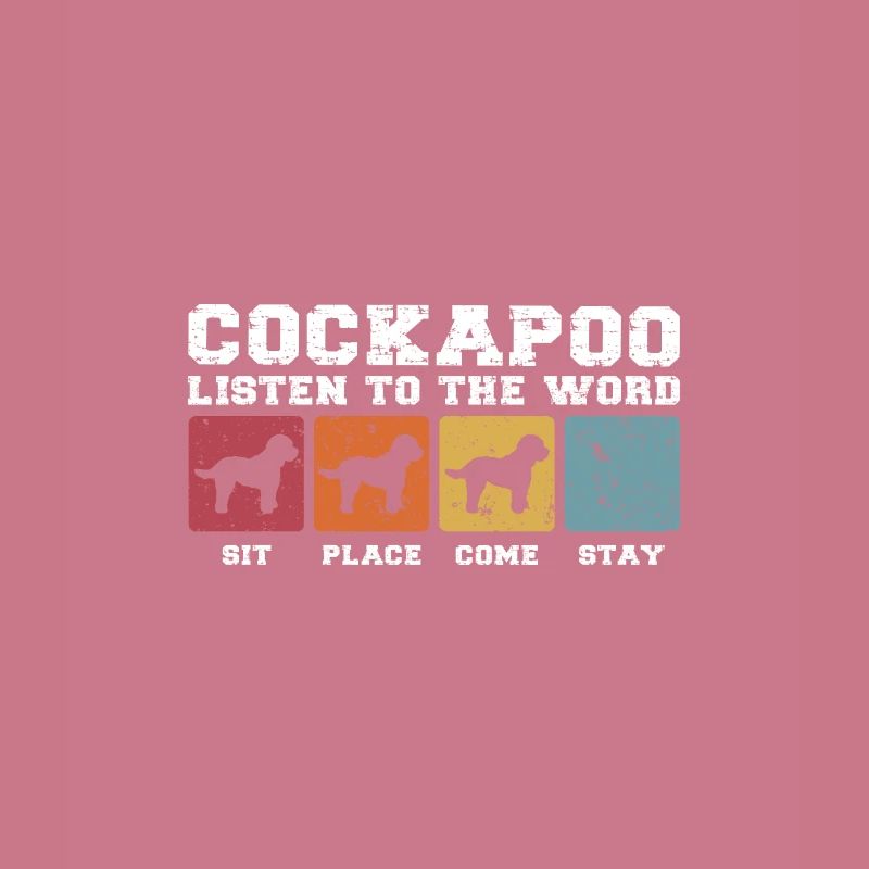 Cockapoo écoute le mot