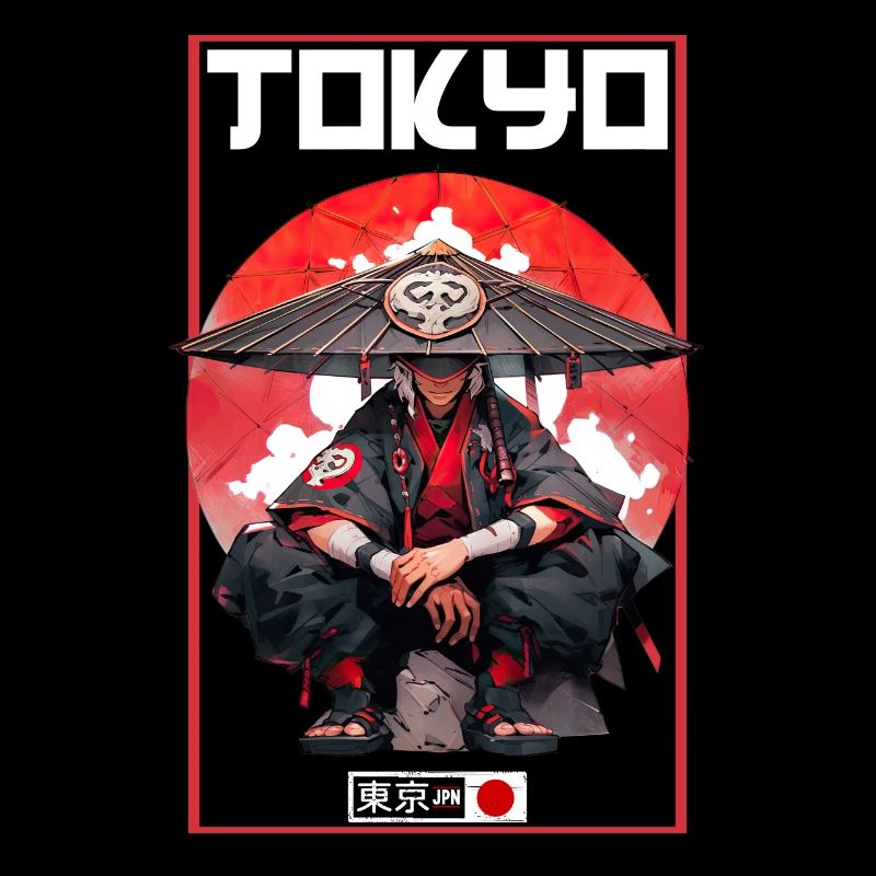 Asie 80s Samouraï Rétro Japonais Samouraï
