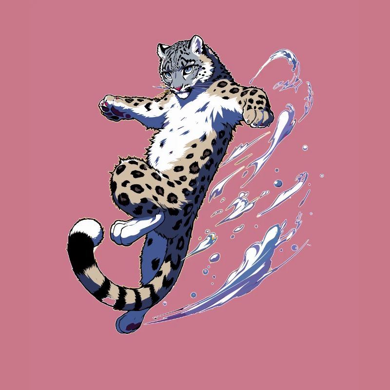 Snow Leopard Leopard White Leopard