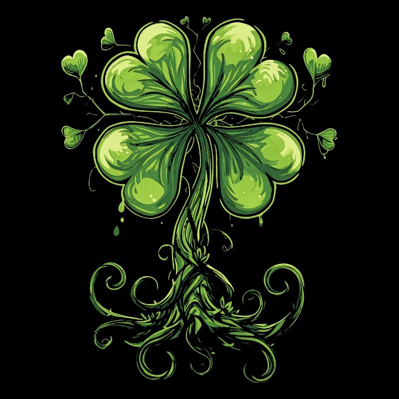 Trèfle irlandais trèfle trèfle symbole de la Saint-Patrick