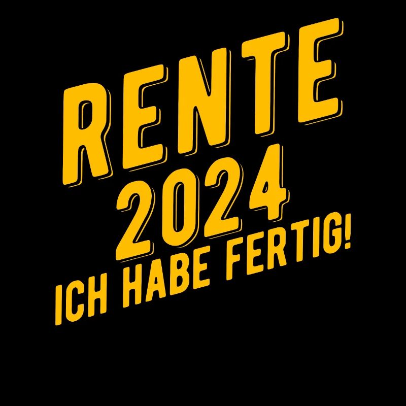 Rente Ruhestand Pension Abschied 2024 Geschenkidee