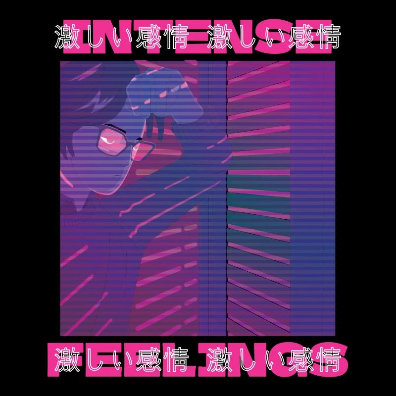 80 ' s rétro Vaporwave esthétique sentiments intenses