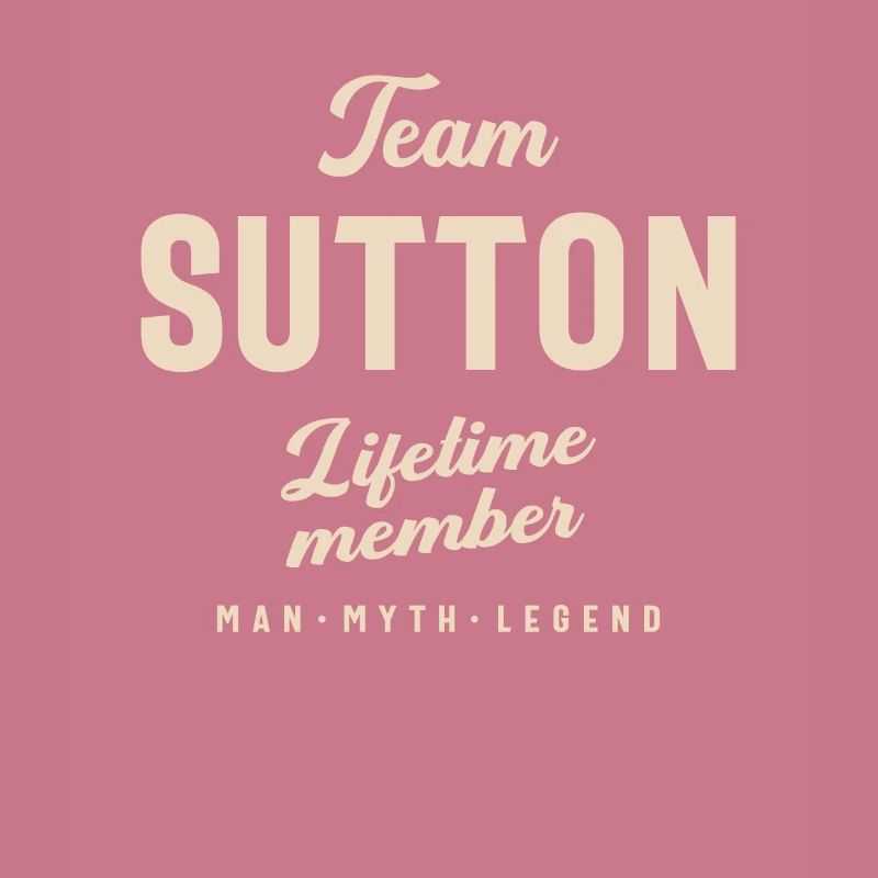 Team Sutton Lifetime Member Name Sutton