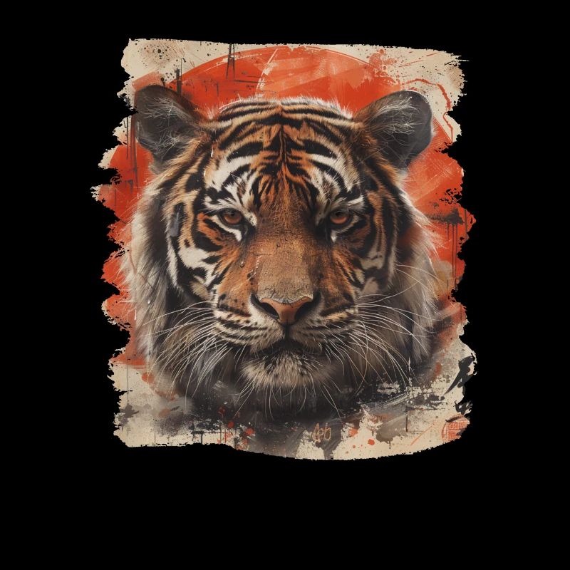 80'er Retro Japansk Tiger