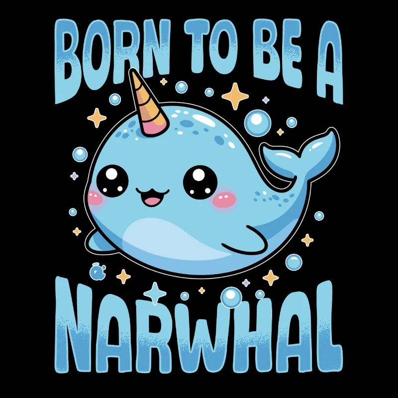 Narval Chibi Kawaii