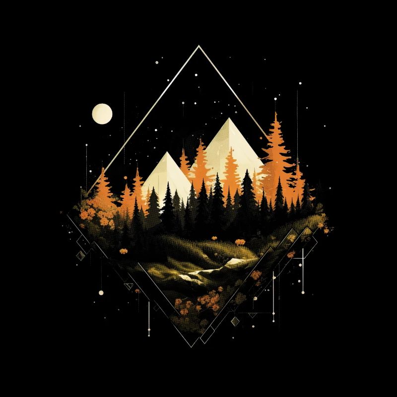 Nature, Forest, Abstract, Art, Camping