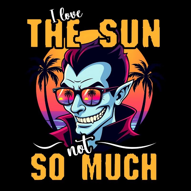 J’aime le soleil pas tellement vampire coucher de soleil tropical
