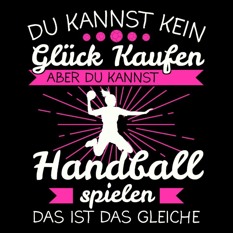 Handball Mädchen Handballerin Spruch Geschenk