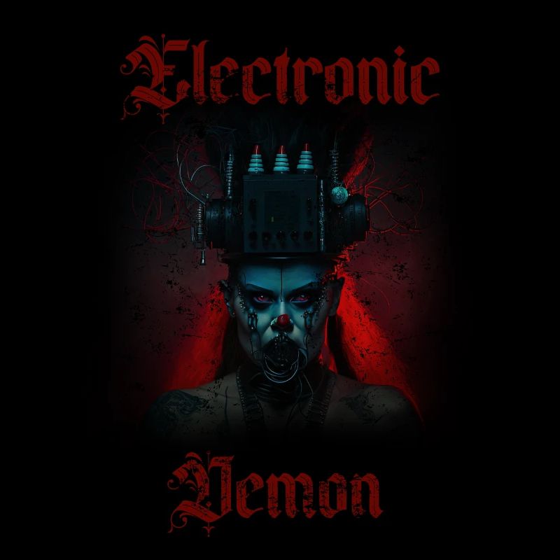 Electronic demon Techno music