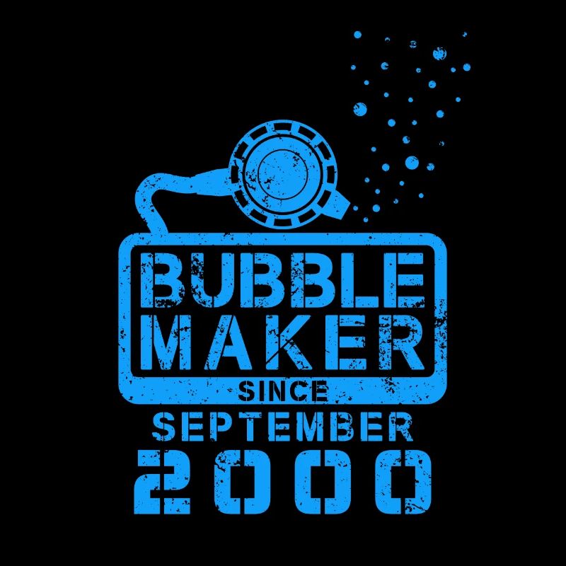 Taucher Geburtstag Bubblemaker seit September 2000