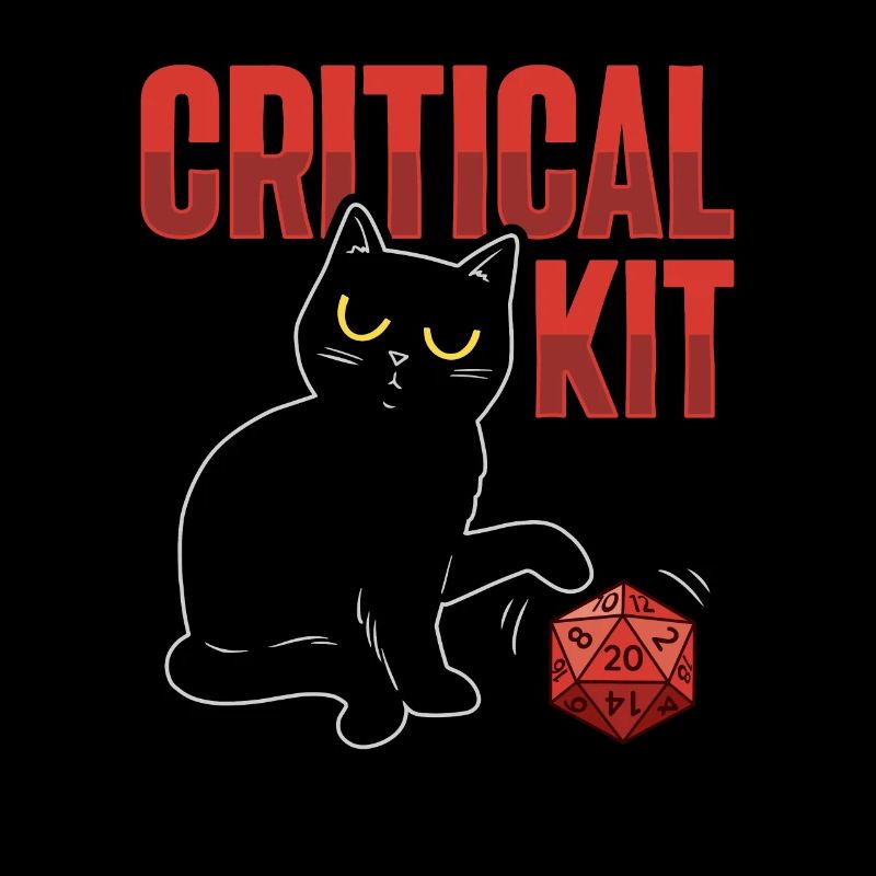 Conception D20 Cat pour un RPG GAMER