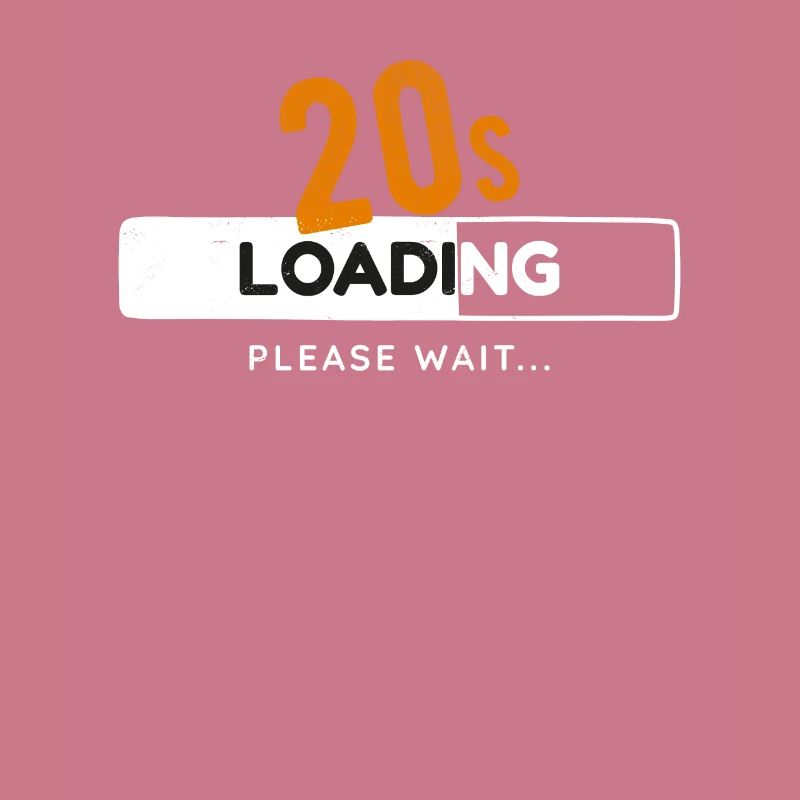 20th Birthday Twenty Years 20s Loading Bar Gaming