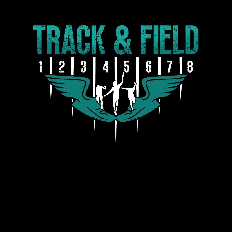 Track And Field Athletic Training Runner Sprinting