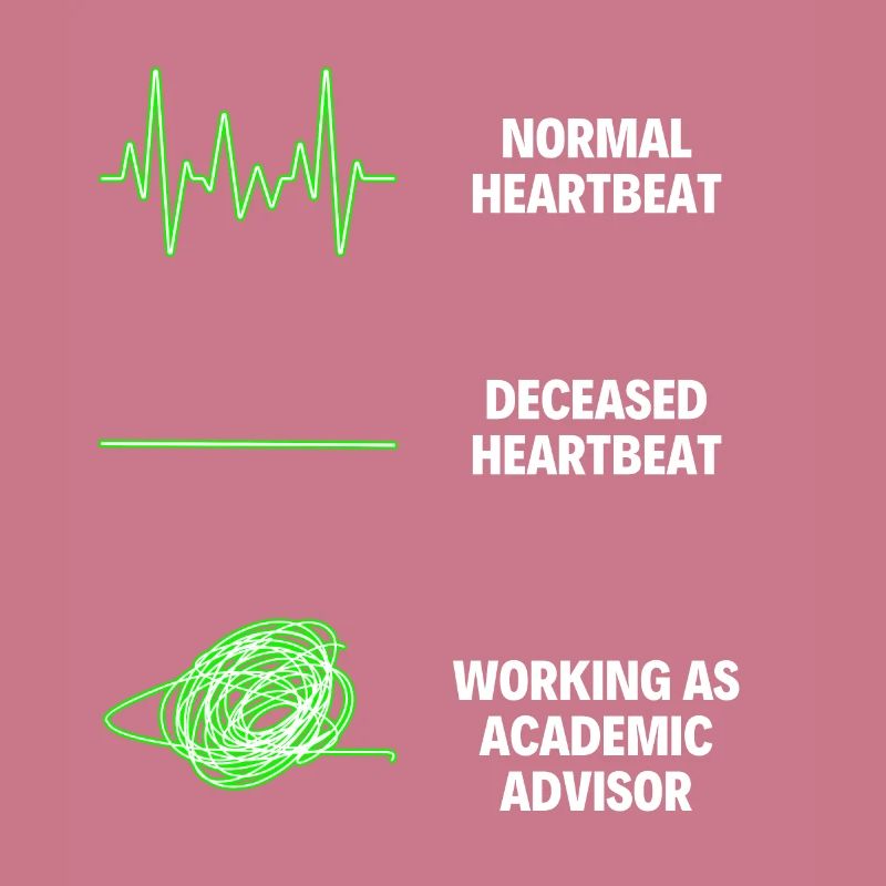 Academic Advisor Worker Funny Academic Advisor