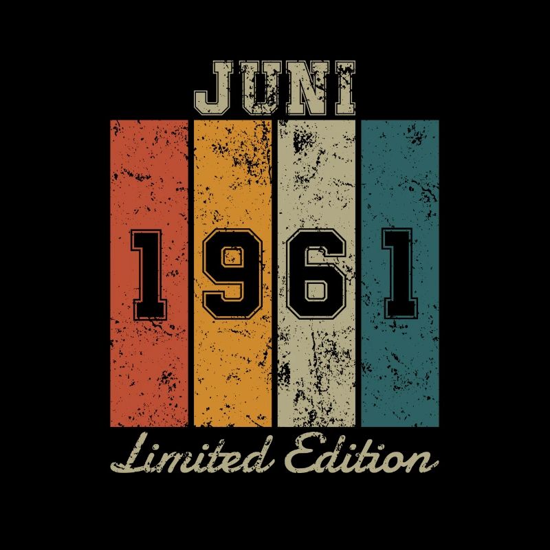 Geburtstag: Juni 1961 - Limited Edition Retro