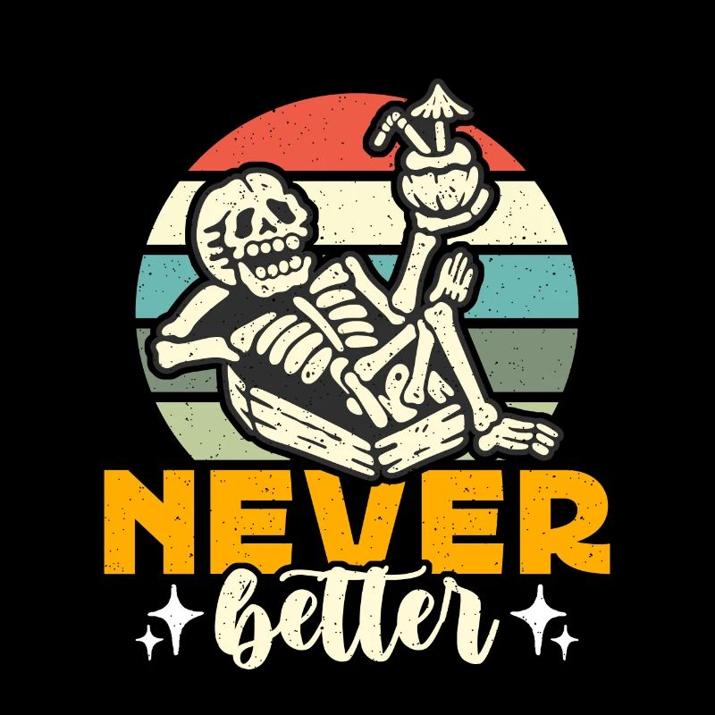 Embalmer Never Better Retro Funeral Home Embalmers