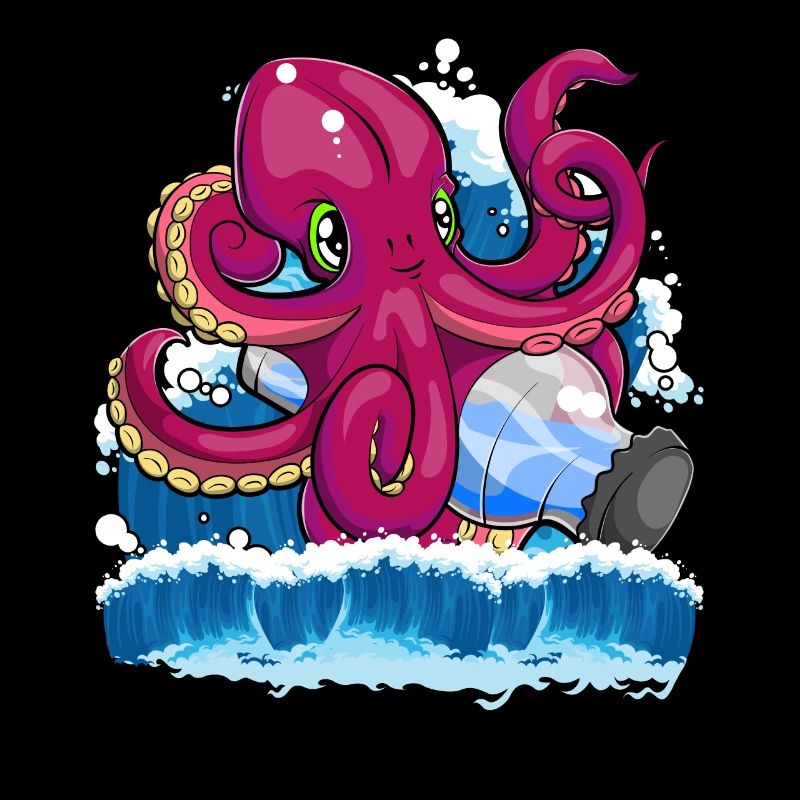 Créatures marines Océan Animal Cadeau Mignon Kraken