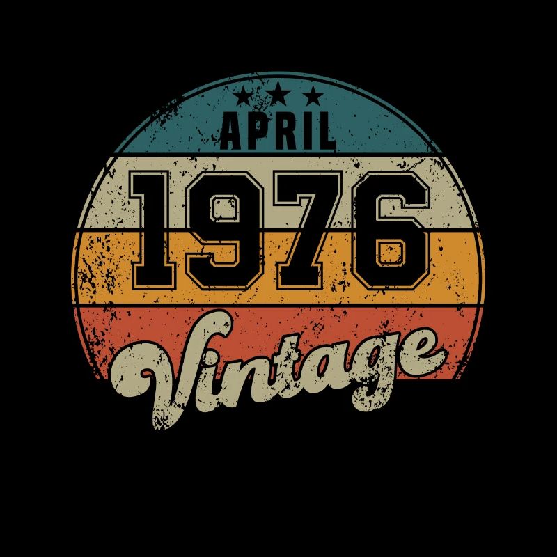 Vintage Geburtstag - April 1976 - Geschenkidee