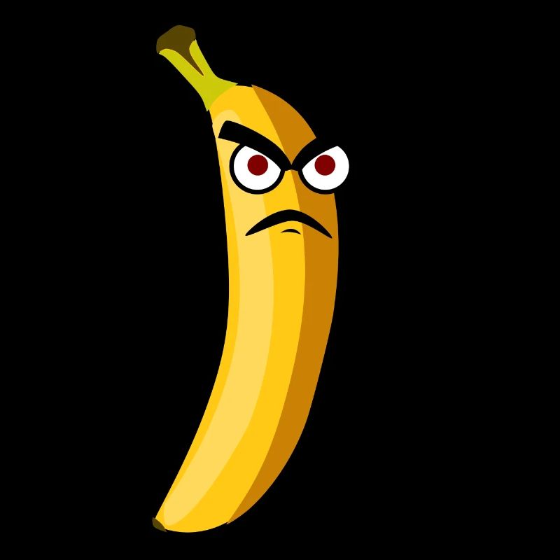 Bananes Banane grincheuse