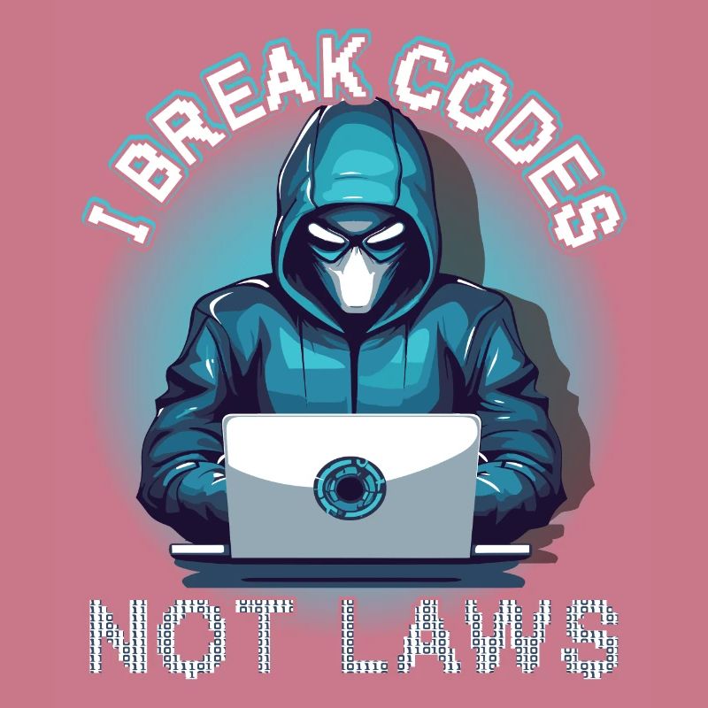 Cybersecurity Art Hacking Liebhaber Computer Nerd