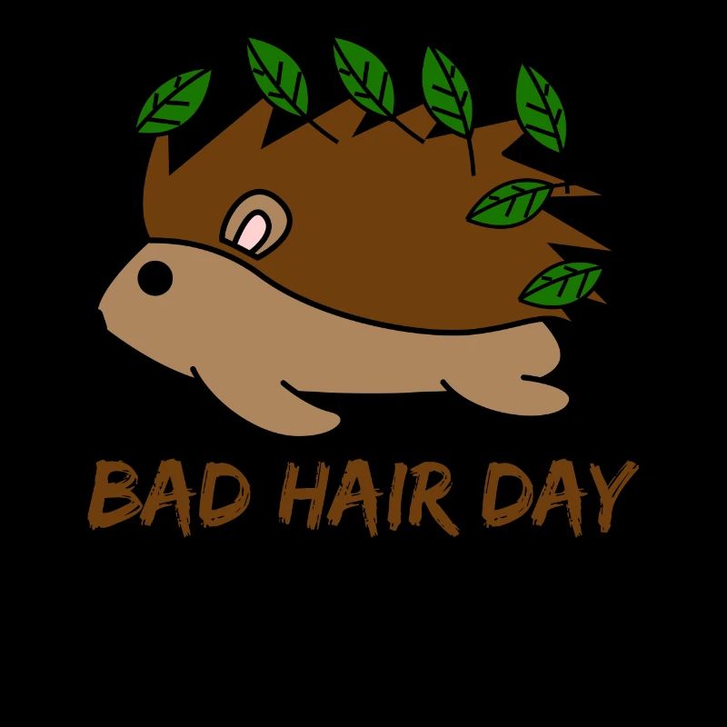 Hérisson avec de mauvais cheveux Hérissons de jour
