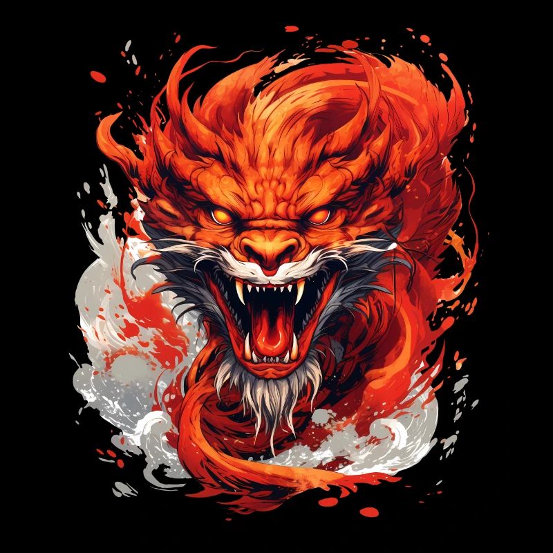 Feuriger Drache 2024