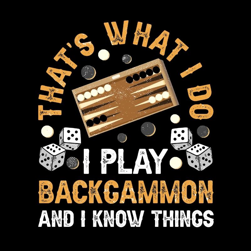 Jeu de société Backgammon drôle
