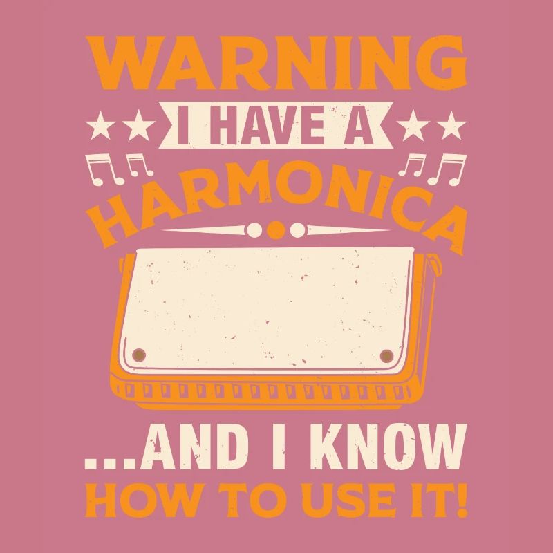 Harmonica Player Funny Harmonica Player