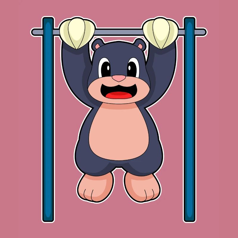 Mole Bodybuilder Pull-ups Bodybuilding