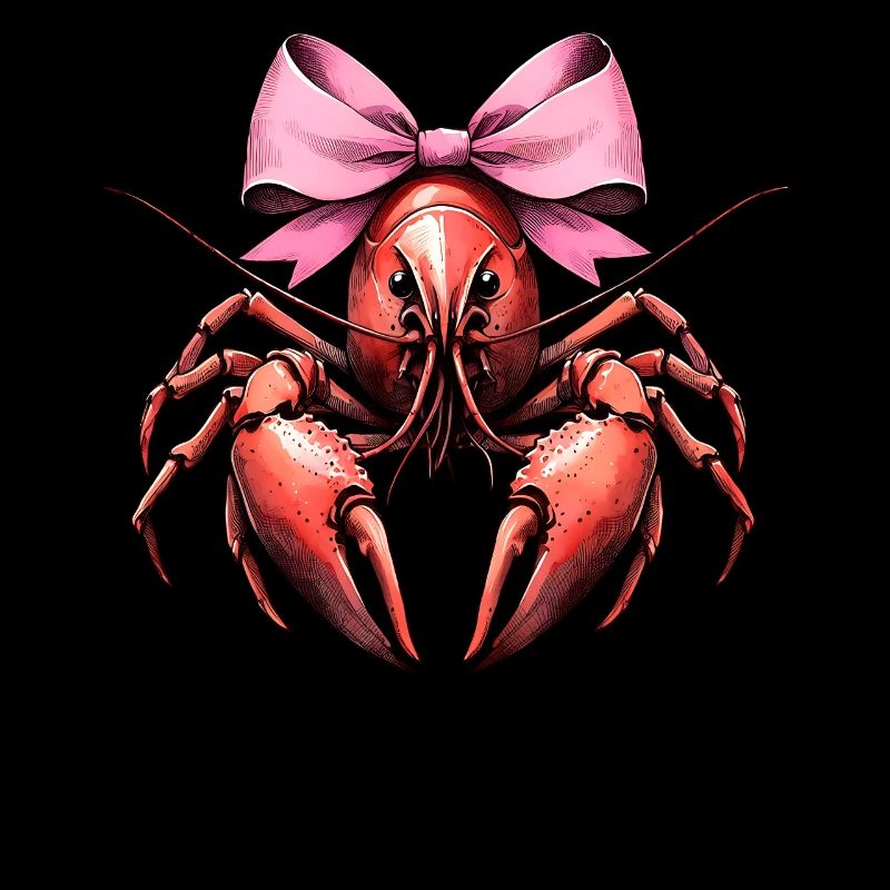 Coquette Bogen Langusten Flusskrebs Muttertag Rosa