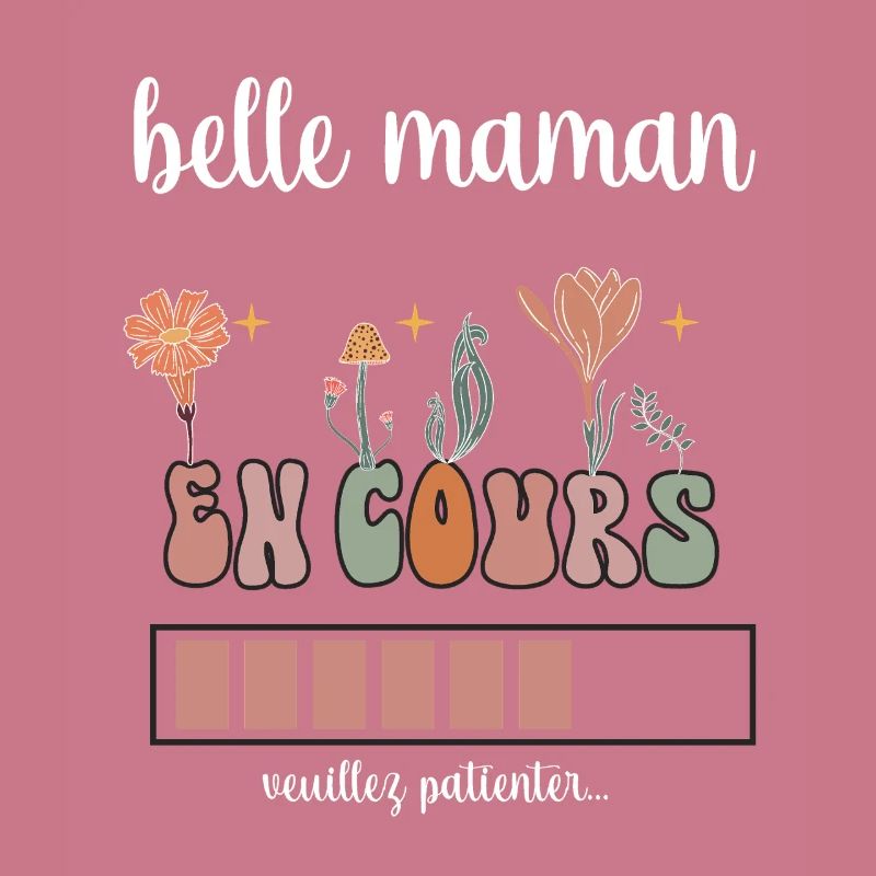 Schöne Mutter Laufen Boho Böhmische Blumen Stiefmutter