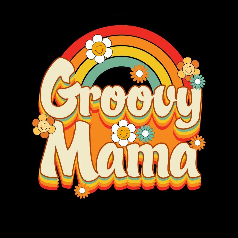 Groovy Mama Mutterschaft Elternteil Muttertag
