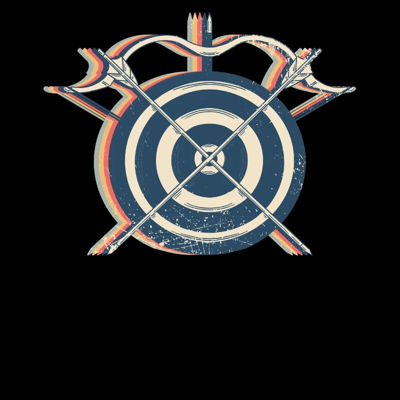 Archery Archer Bow and Arrow Retro