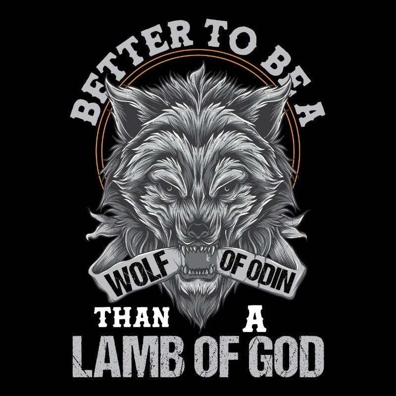 Wikinger Wölfe Odin Walhalla Wolf Skandinavien