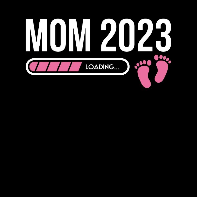 Mom 2023 Loading Shirt Geschenk