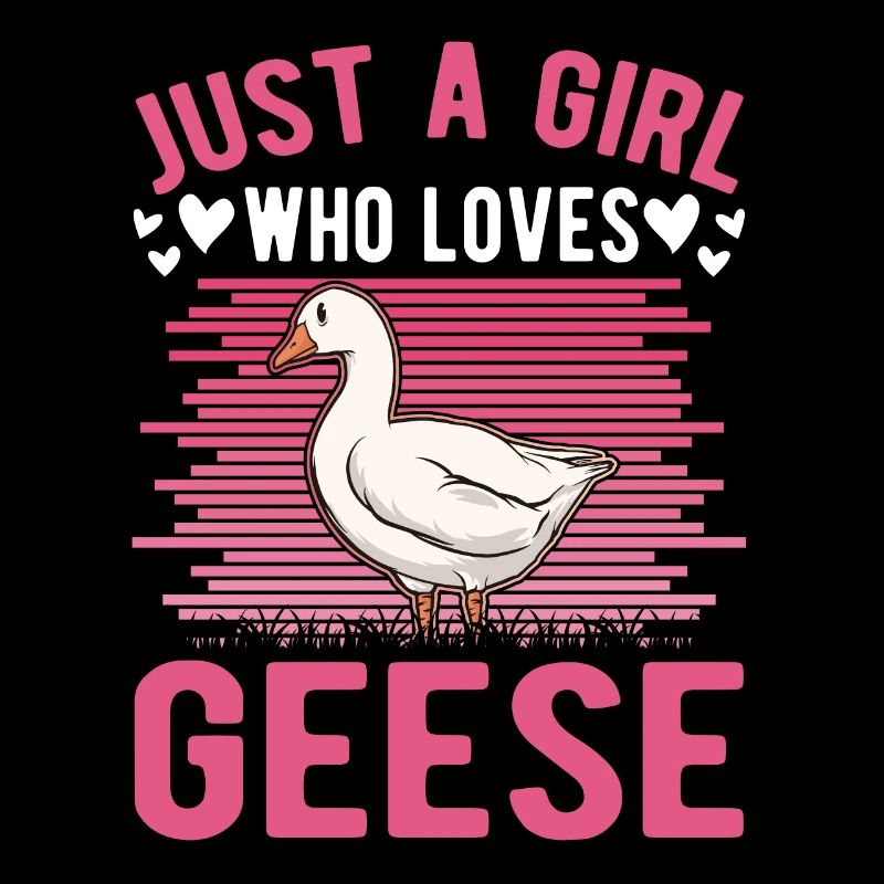 Gänse Mädchen Gänsezüchter Gans
