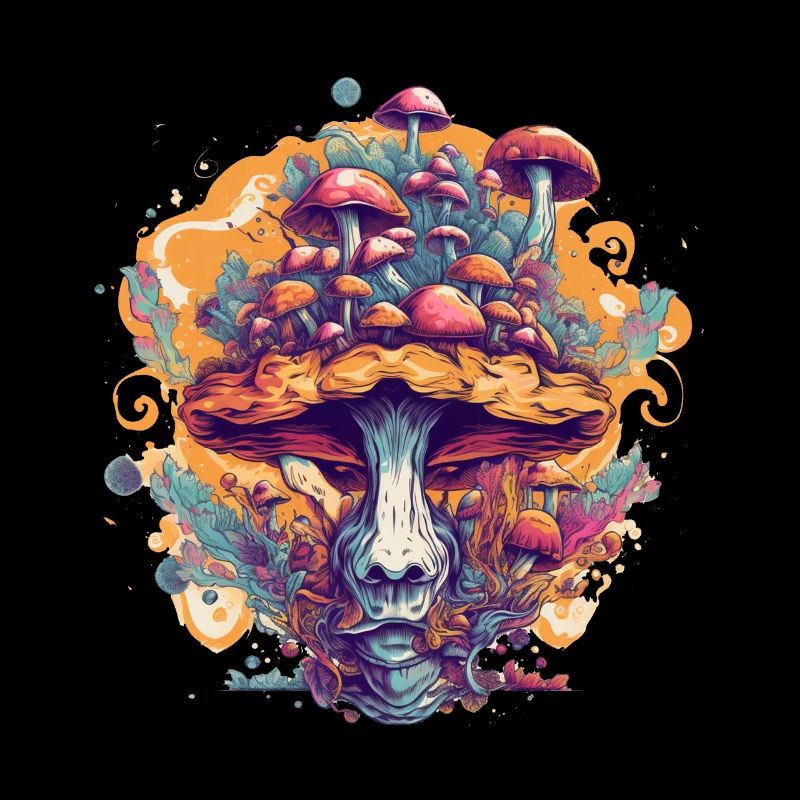 Responsable de Magic Mushrooms Psytrance Cottagecore