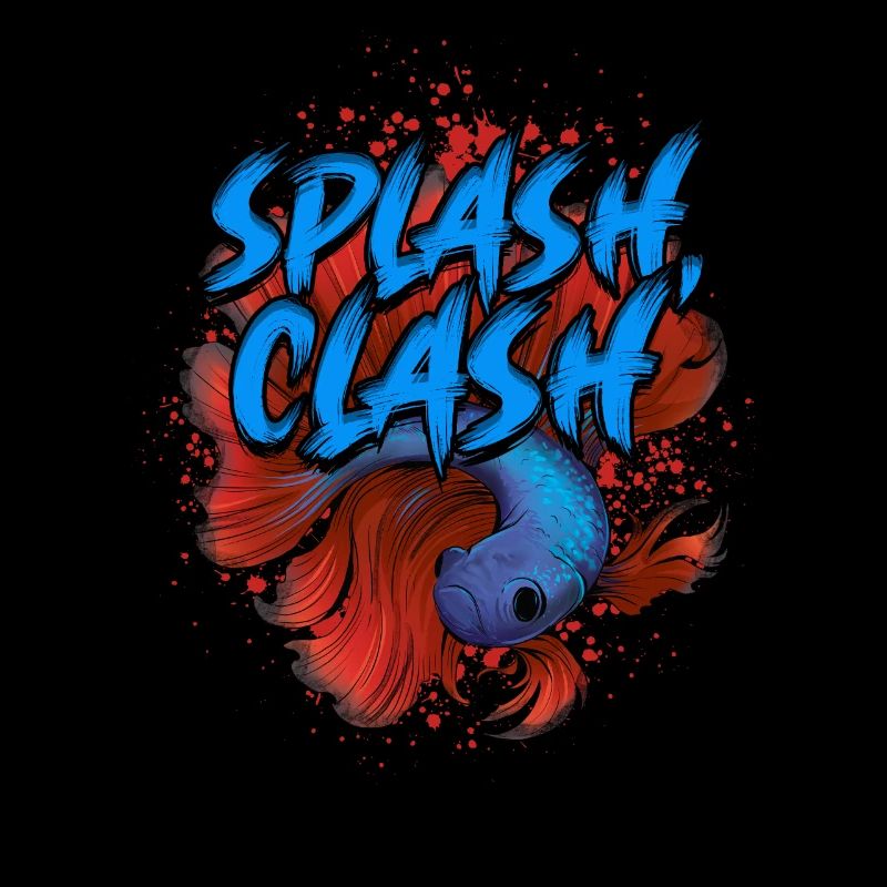 Kampffisch Siamesische Kampffische Splash Clash