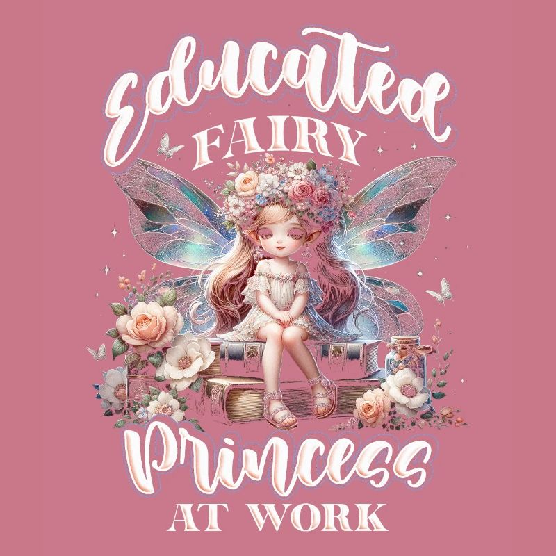 Fairycore Educated fairy princess at work