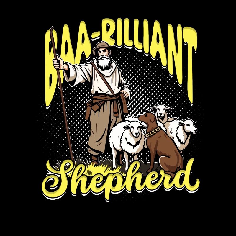 Schafhirte Schäferei Baa-rilliant Shepherd