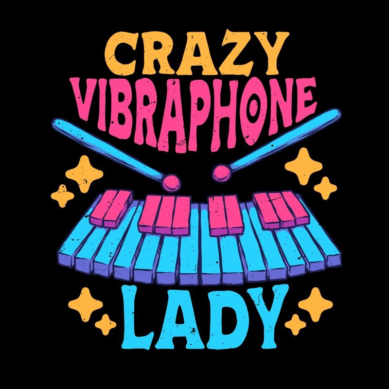 Vibraphon Marimba Crazy Vibraphone Lady