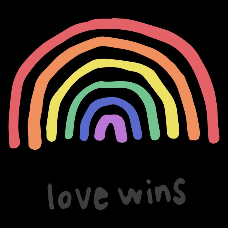 Liebe gewinnt Regenbogen