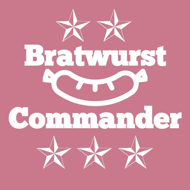 Bratwurst Commander mit Bratwurst und Sterne