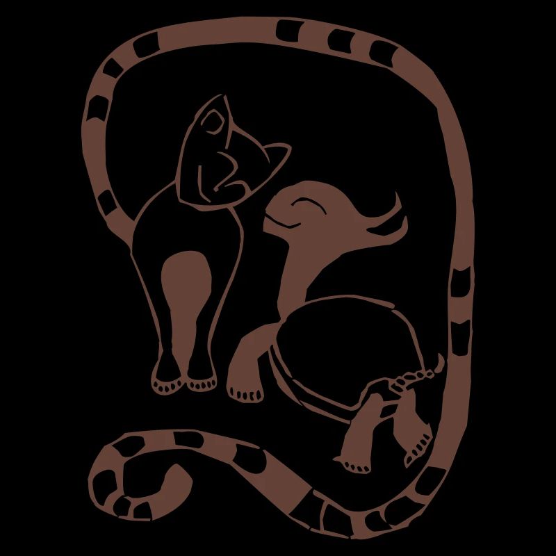Katze und Schildi