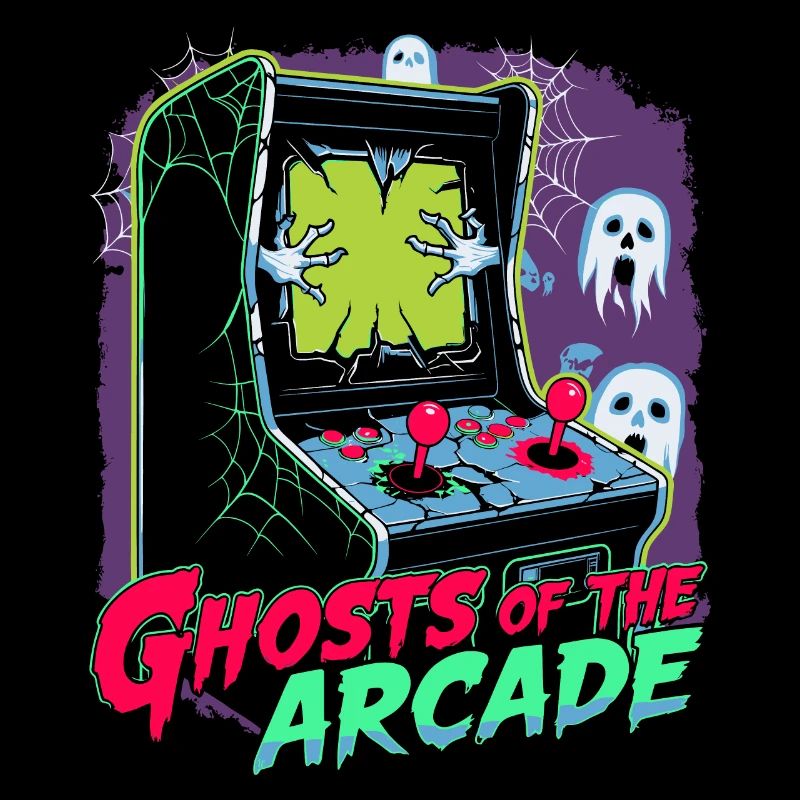 Cool Arcade Halloween Design